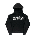 In Glock We Trust Neck Mask Hoodie Black/White