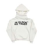 In Glock We Trust Neck Mask Hoodie White