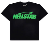 Hellstar Classic T-shirt (Gel Print) Black/Green