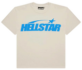 Hellstar Classic T-shirt (Gel Print) White/Blue