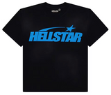 Hellstar Classic T-shirt (Regular Print) Black/Blue