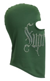 Supreme Rhinestone Balaclava Green
