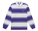 Supreme Nike Stripe Rugby Purple