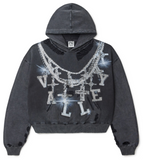 Vale Big Chain Hoodie Black