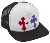 Chrome Hearts Trucker Hat Red/White/Blue