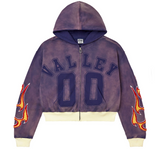 Vale Chimera Zip Up Hoodie Blue