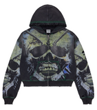 Vale Gravedigger Zip Up Black