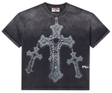 Vale Pierced Tee Black