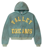 Vale Bank Zip Up Green