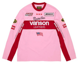 Supreme Vanson Leathers L/S Top Pink