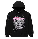 Sp5der CB Punk V2 Hoodie Black