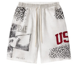 Vale Cheetah T-Shorts Grey