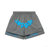 Sp5der OG Web Double Layer Short Grey/Blue