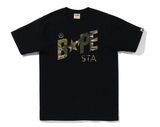 BAPE Tie Dye Bape Sta Logo Tee Black/Black