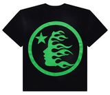 Hellstar Classic T-shirt (Gel Print) Black/Green