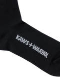 KAWS x Uniqlo Warhol 473504 Socks Black