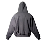 Yeezy Gap Logo Shrunken Hoodie Black