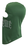 Supreme Rhinestone Balaclava Green