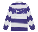 Supreme Nike Stripe Rugby Purple