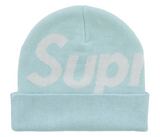 Supreme Big Logo Beanie (FW25) Light Blue