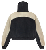 Vale Star Zip Up Black/Beige