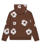 Denim Tears Cotton Wreath Zip Hoodie Brown