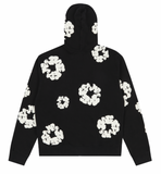 Denim Tears Cotton Wreath Zip Hoodie Black