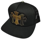 Chrome Hearts Cemetery Trucker Hat Camo/Black