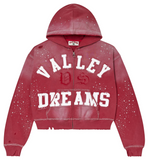 Vale Classico Zip Up Hoodie Ruby