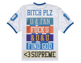 Supreme Find God Football Jersey White