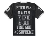 Supreme Find God Football Jersey Black
