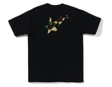 BAPE 1st Camo BAPE Sta Logo Tee (FW22) Black/Yellow