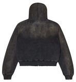 Vale Gem Zip Up Hoodie Black