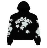 Sp5der Reflective Beluga Hoodie Black