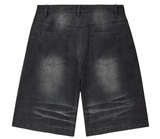 Vale 1980s Jorts Black