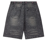 Vale Iced Out Jorts  Black