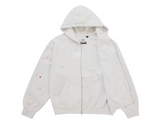 Supreme MM6 Maison Margiela Box Logo Zip Up Hooded Sweatshirt White