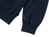 Supreme MM6 Maison Margiela Box Logo Zip Up Hooded Sweatshirt Navy