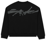 Sp5der Rhinestone TM Crewneck Black