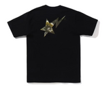 BAPE Tie Dye Bape Sta Logo Tee Black/Black