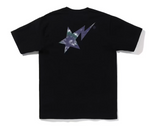 BAPE Tie Dye Bape Sta Logo Tee Black/Purple