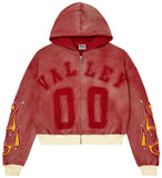 Vale Chimera Zip Up Hoodie Red
