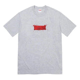 Supreme Ralph Steadman Box Logo Tee Heather Grey