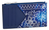 Louis Vuitton Coin Card Holder Bandana Monogram Blue