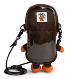 BAPE Baby Milo Corduroy Plush Mobile Bag Brown